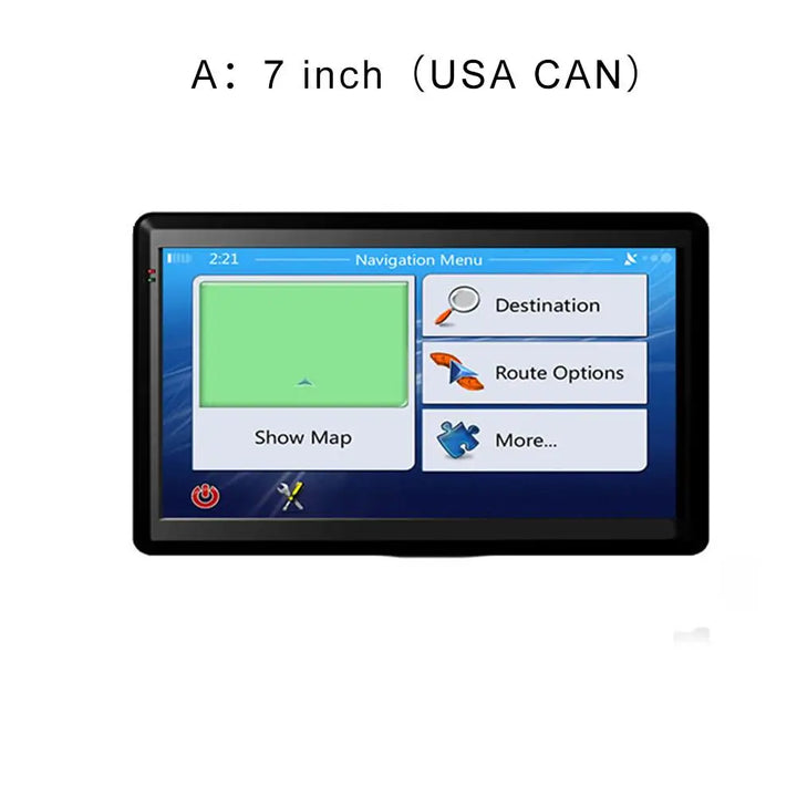 Car Truck GPS Navigation 7in 256M RAM 8GB USB