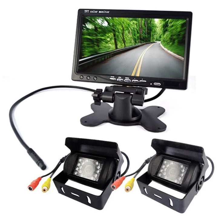 7" LCD Color Monitor and Backup Camera