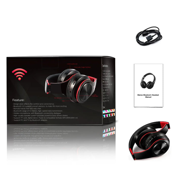 HIFI Stereo Earphones Bluetooth Headphone