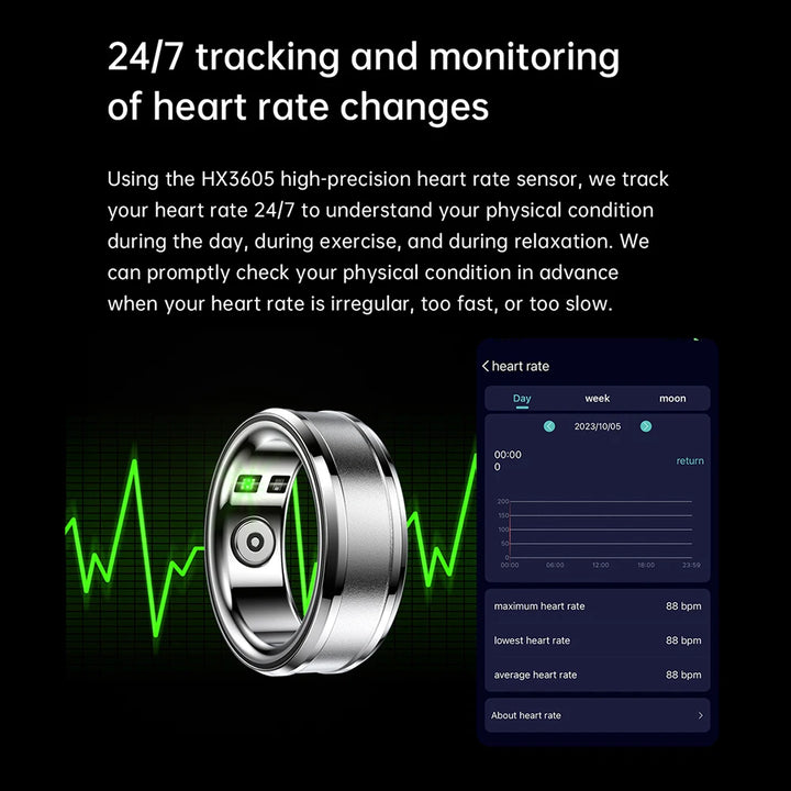 Smart Ring Electronic Bluetooth Ring Health Tracker