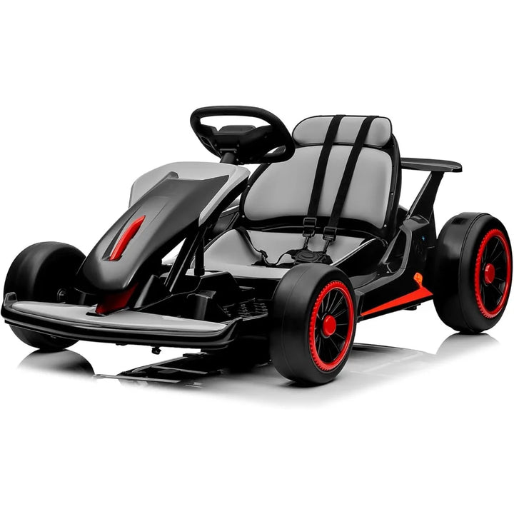 Go Kart, 24V Drift Kart Car 2x150W Powerful Moto