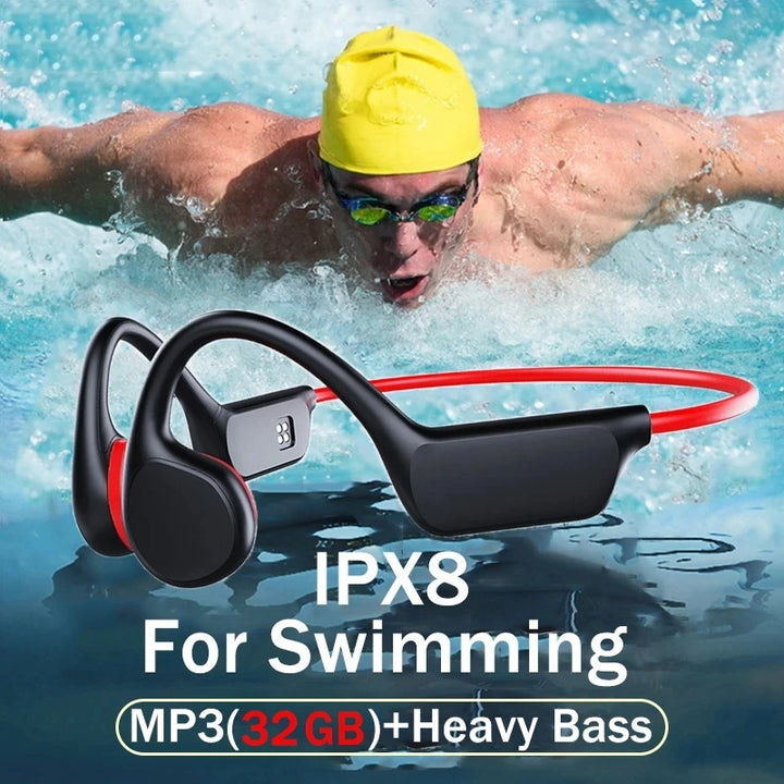 Bone Conduction Swimming Headset Bluetooth