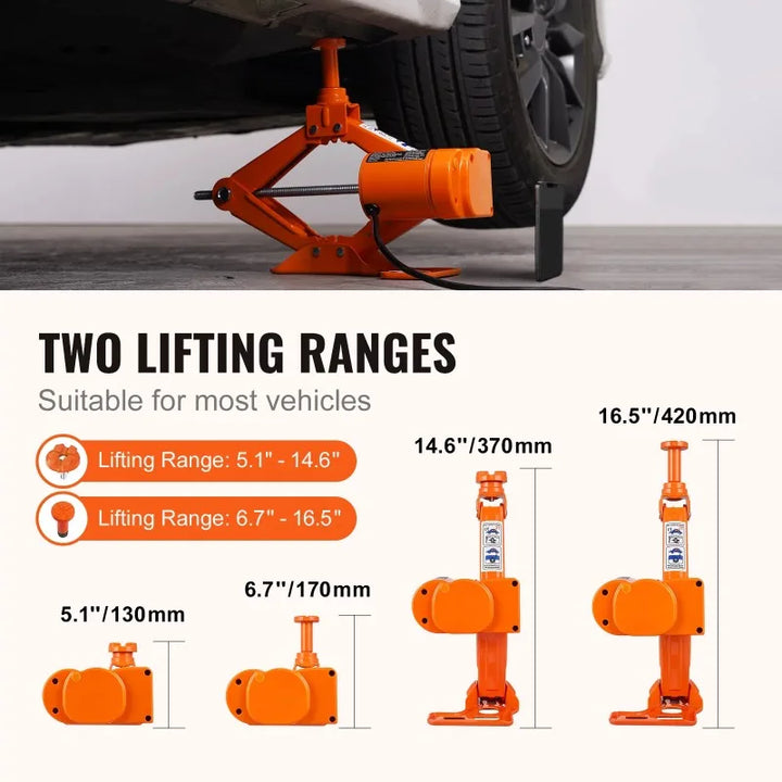 Electric Car Jack 3 Ton Scissor Jack