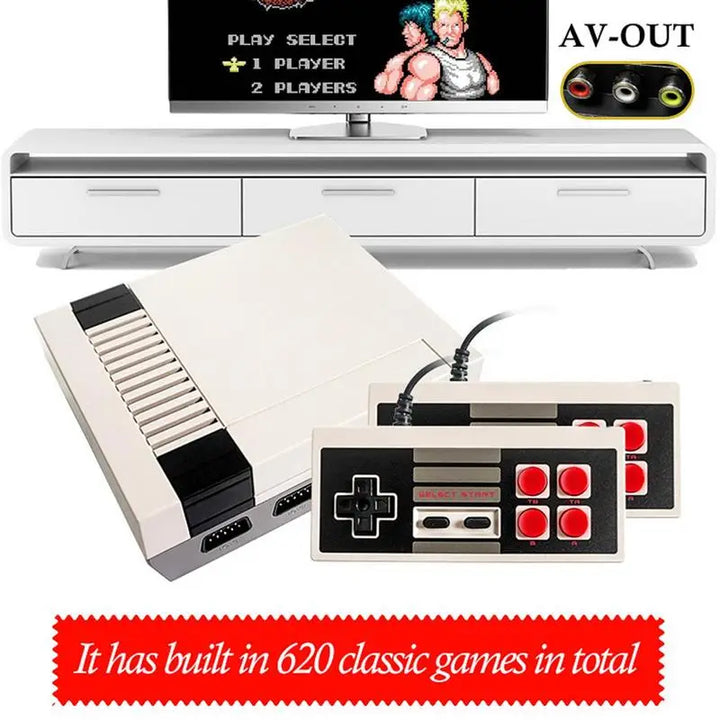 Retro Mini NES Video Game Console 8-bit Built-in 620 Games