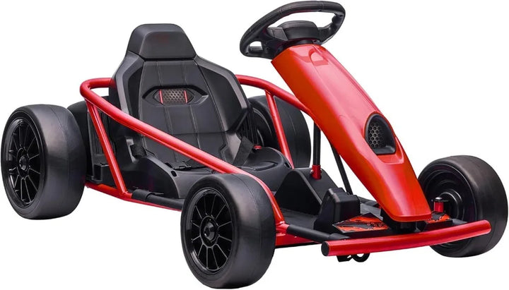 24V 8.1 MPH Electric Go Kart, Drifting Car