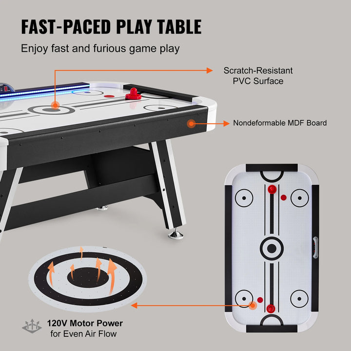 Air Hockey Game Table for Kids Adults