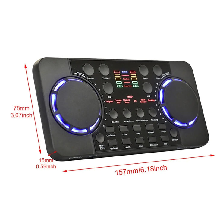 V300 Pro Sound Mixer Bluetooth Supported