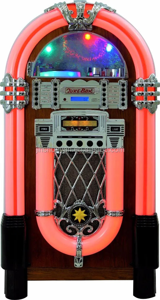 full size jukebox with CD player, BT, USB and SD, radio