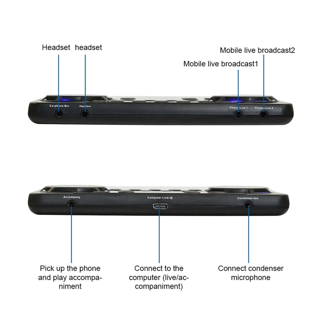 V300 Pro Sound Mixer Bluetooth Supported