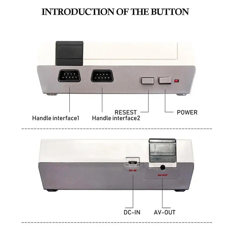 Retro Mini NES Video Game Console 8-bit Built-in 620 Games