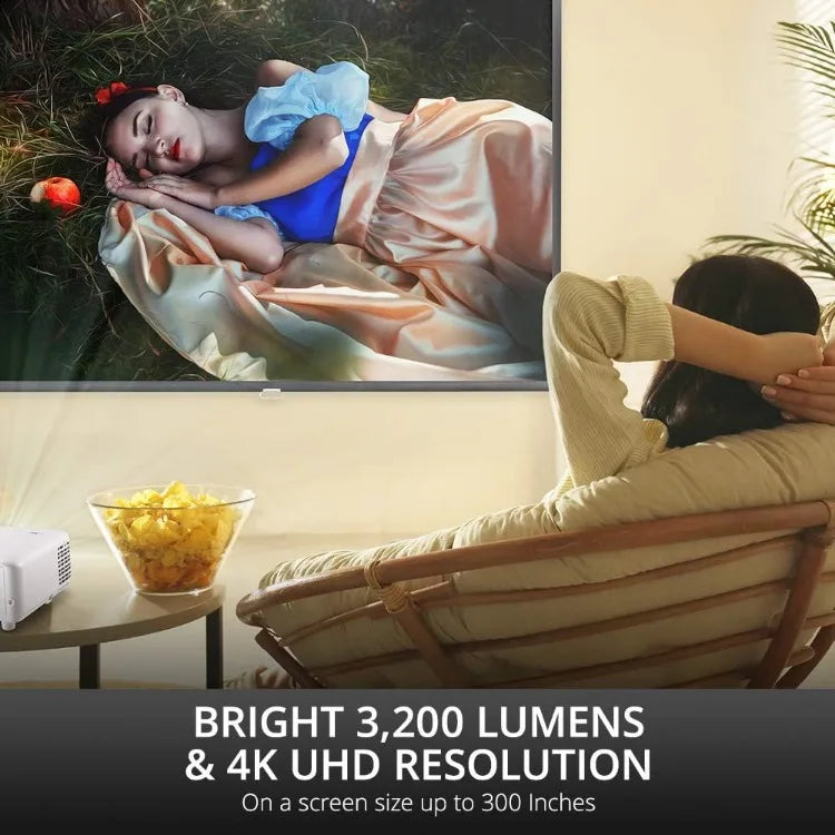 4K UHD 3200 Lumens 240Hz Home Theater Projector