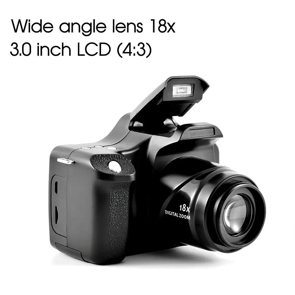 DSLR Camera 18X Telephoto Digital Camcorder