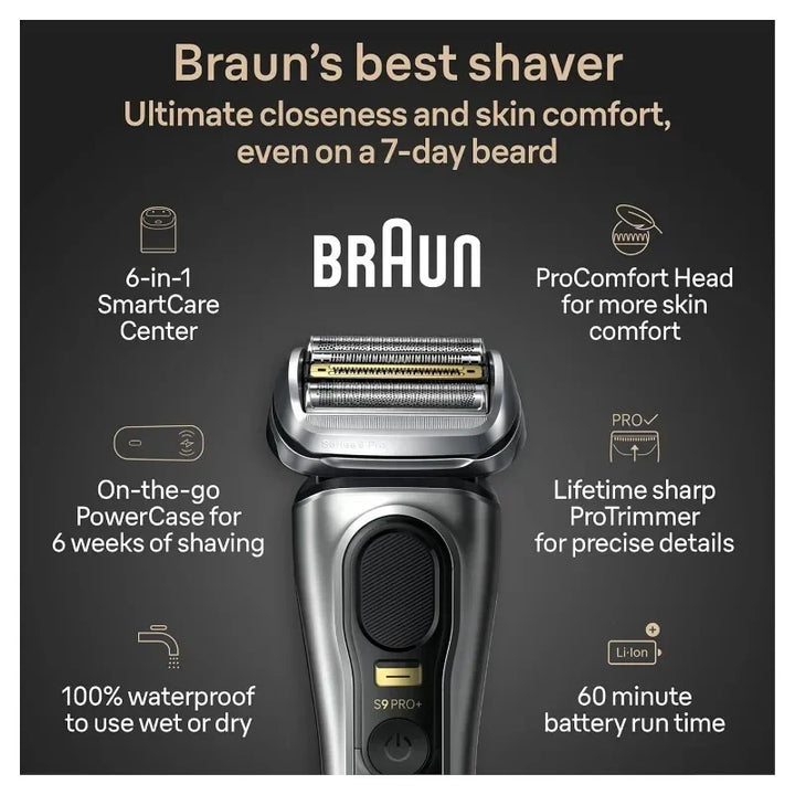 Braun Series 9 PRO+ Electric Razor for Men