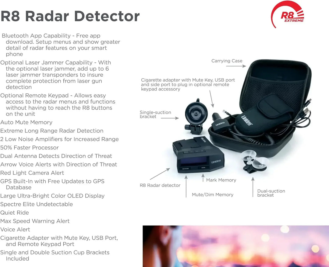 Extreme Long-Range Radar/Laser Detector