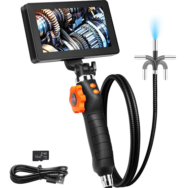 Articulating Borescope Camera with Light