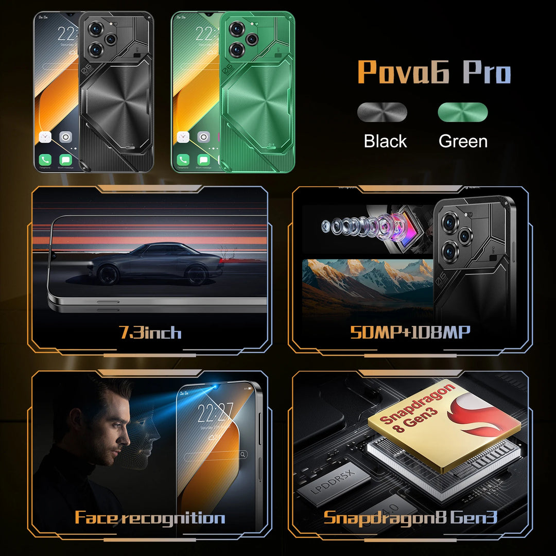 Smartphone Pova 6 Pro unlocked Android14