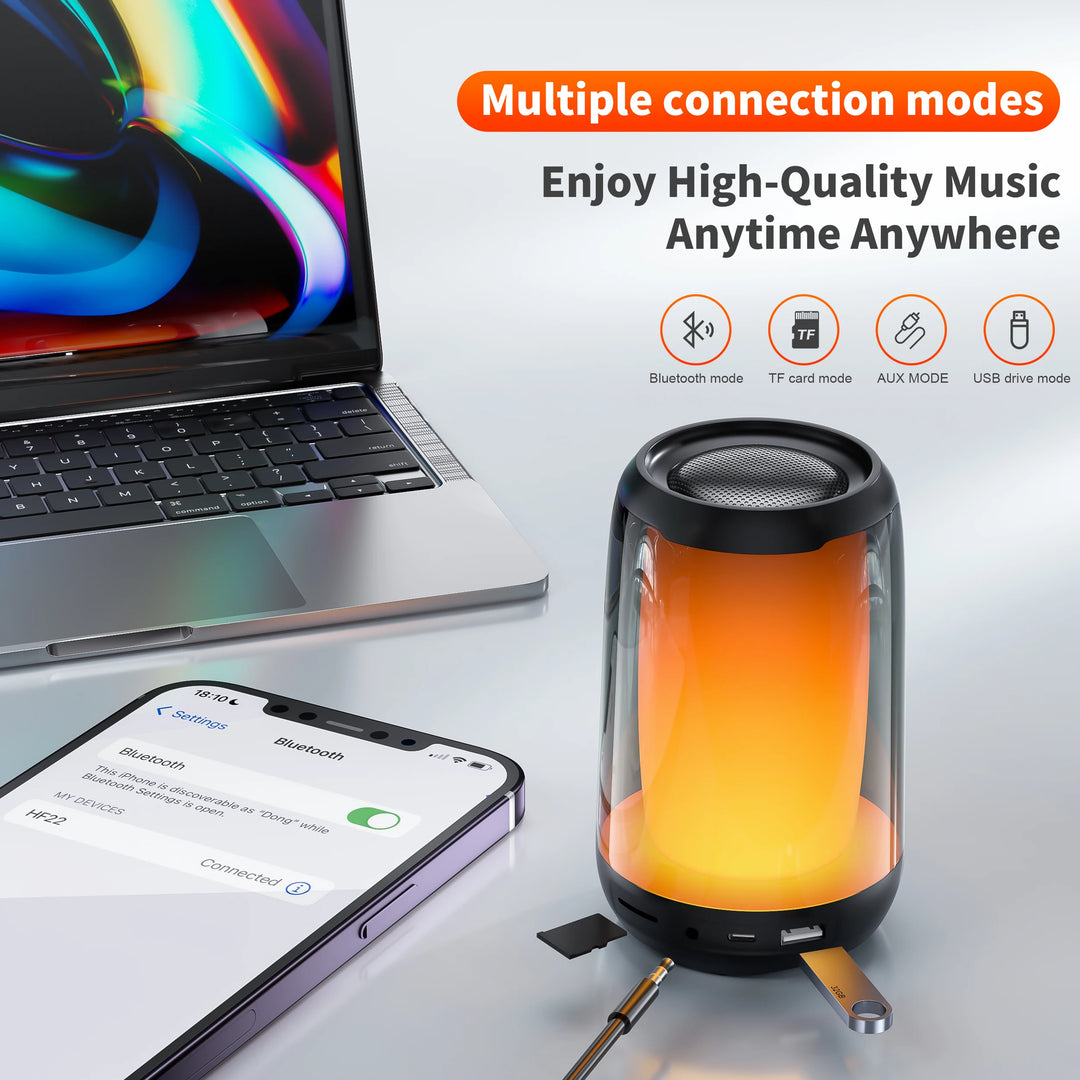 Bluetooth Speaker with Hi-Res 5W Audio Wireless