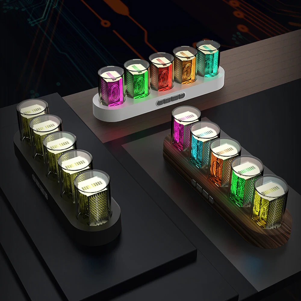 Digital Nixie Tube Clock with RGB LED