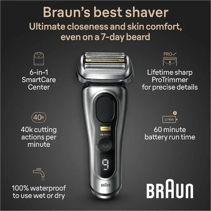 Braun Series 9 PRO+ Electric Razor for Men