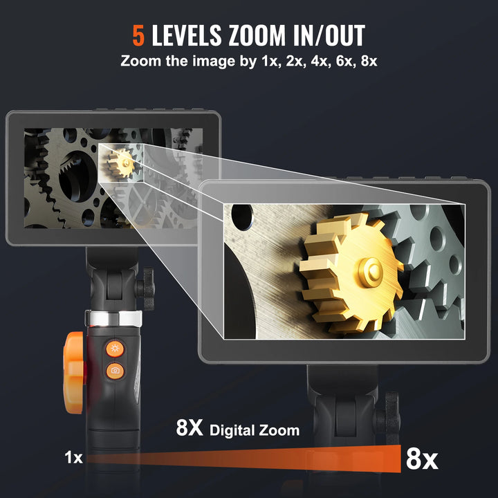 VEVOR Articulating Borescope Camera with Light