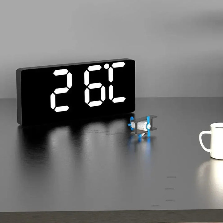 Large Colorful LED Digital Alarm Clock