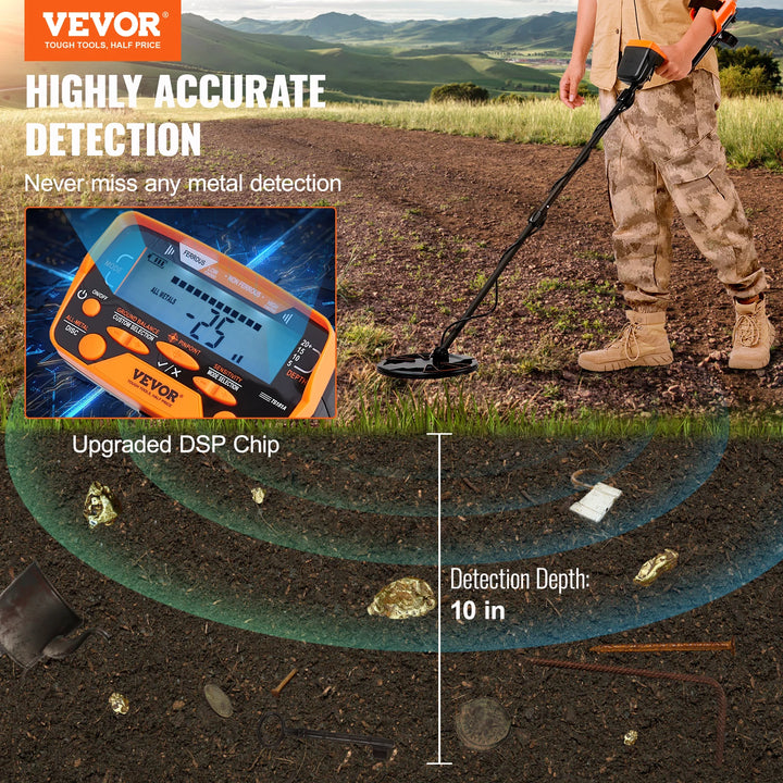 VEVOR Metal Detector for Adults & Kids