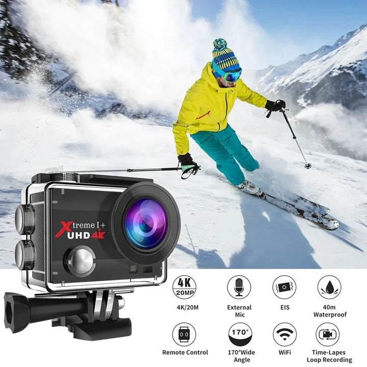 Go Pro Sports Action Camera 4K 30FPS 20MP