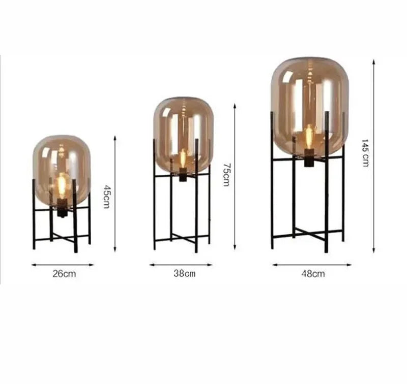 Villa Bubble Oda Pulpo Glass Ball Floor Lamp