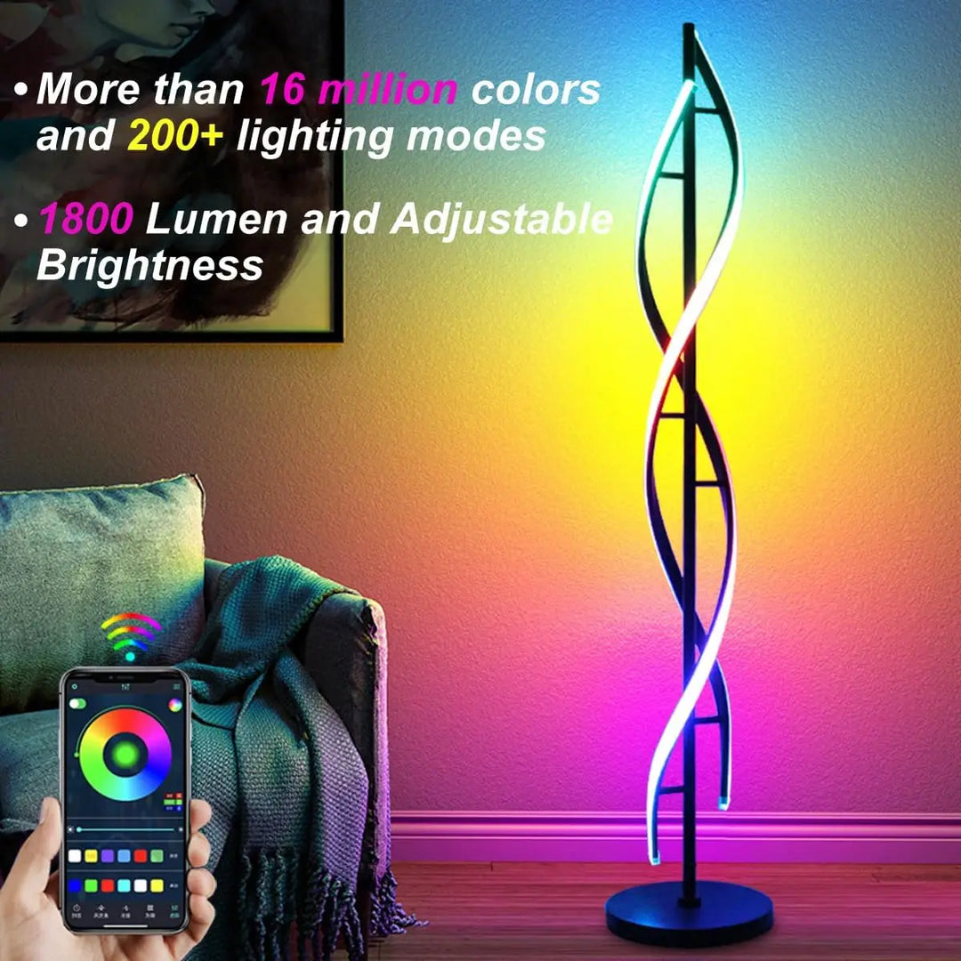 LED Corner Standing Lamp with Remote Control