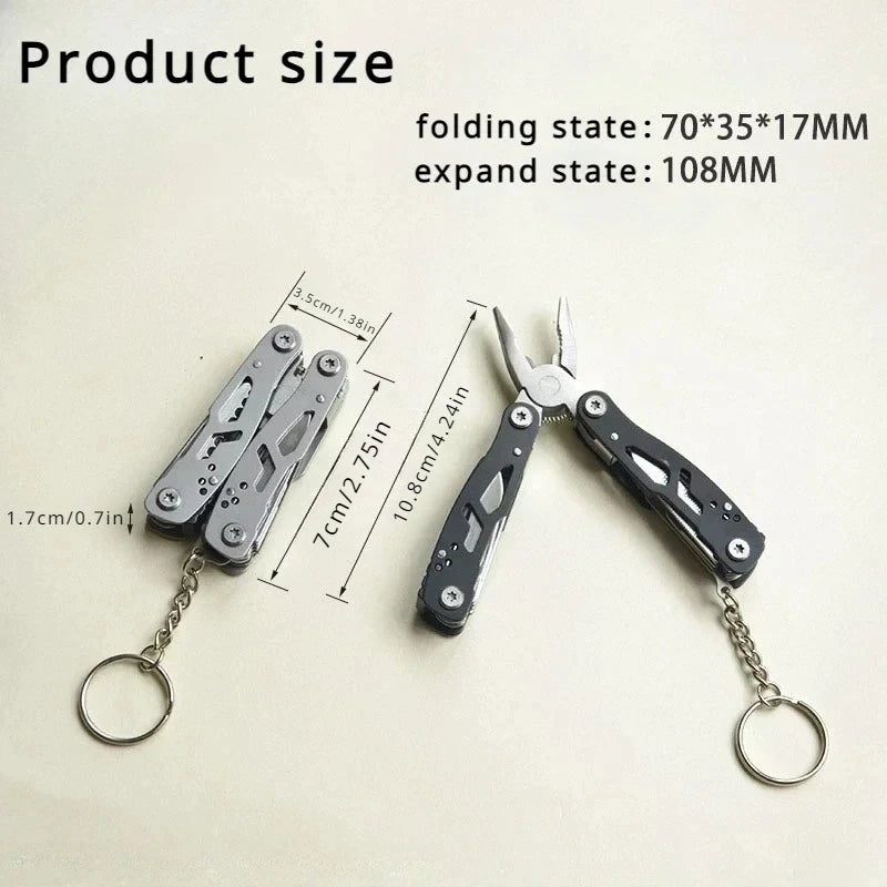 Mini Portable Outdoor Camping Pliers Multitool