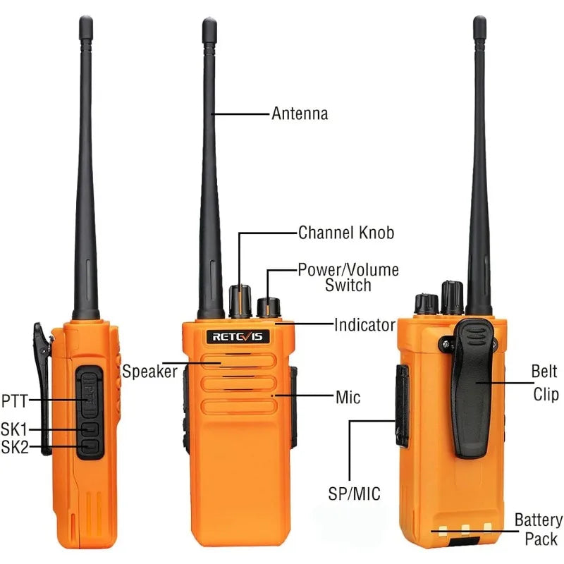 RT29 2 Way Radios Walkie Talkies Long Range