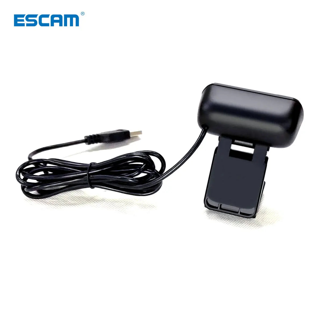 ESCAM 2MP Portable Mini Webcam HD 1080p