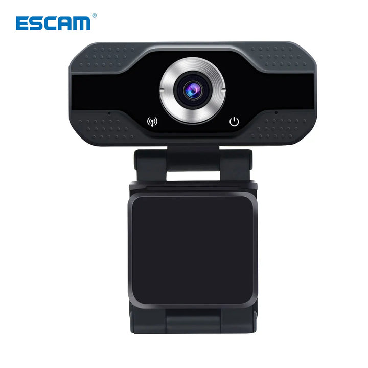 ESCAM 2MP Portable Mini Webcam HD 1080p