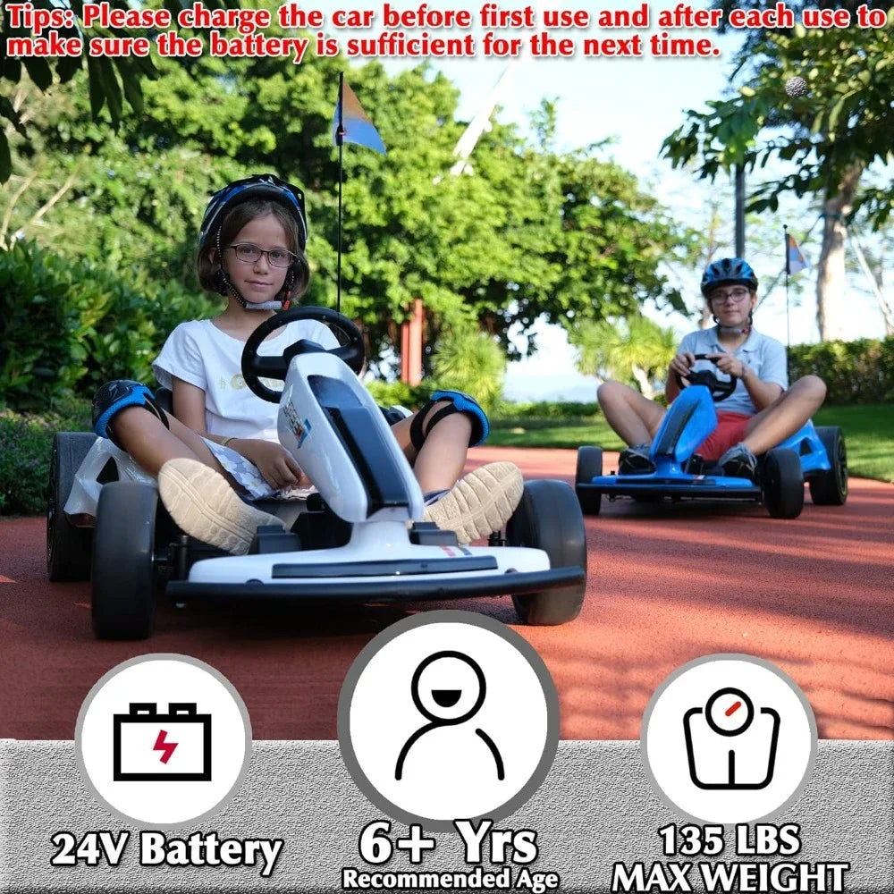 Electric Go Kart 24V Battery Powered