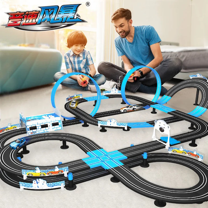 Electric Race Track Double Remote Control Car