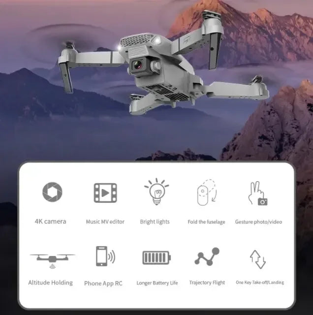 Lenovo E88 Drone HD 4K Dual Camera