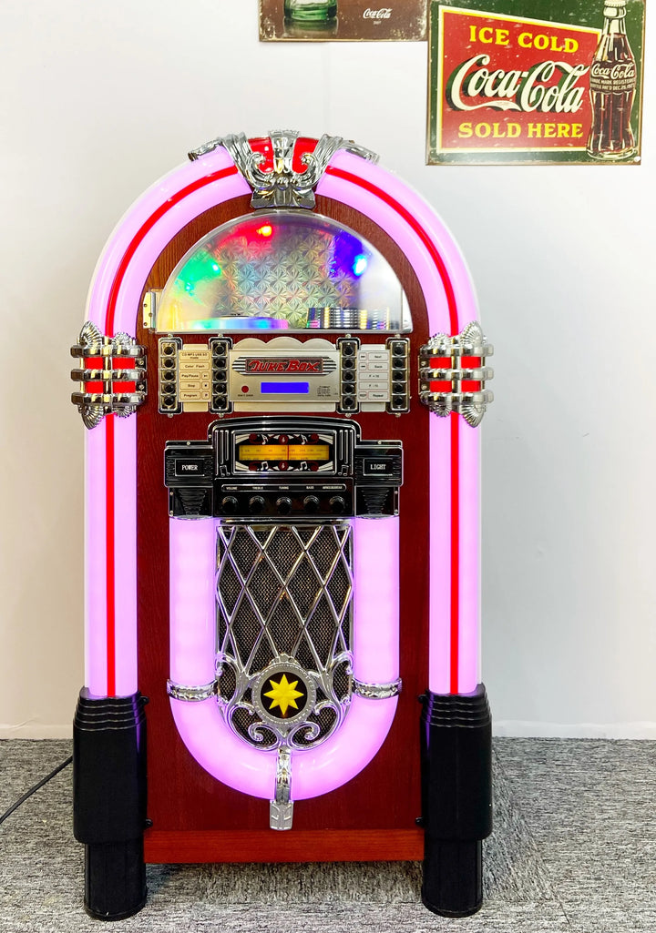 full size jukebox with CD player, BT, USB and SD, radio