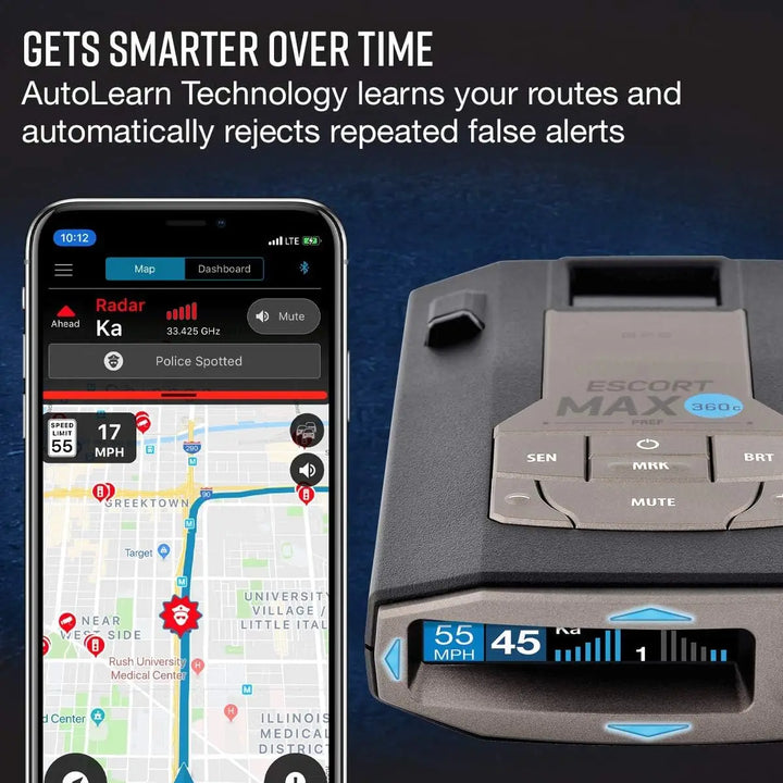 Escort MAX360C Laser Radar Detector