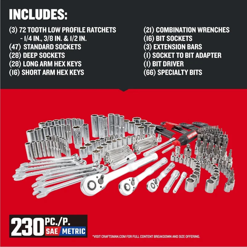 CRAFTSMAN VERSASTACK Mechanics Tool Set