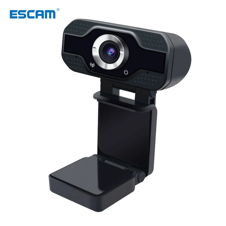 ESCAM 2MP Portable Mini Webcam HD 1080p